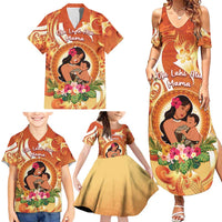 Personalised Tonga Mother's Day Family Matching Summer Maxi Dress and Hawaiian Shirt I Love You Mom DT04 - Polynesian Pride