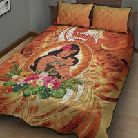 Tonga Mother's Day Quilt Bed Set I Love You Mom