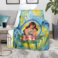 Fiji Mother's Day Blanket I Love You Mom