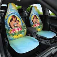 Fiji Mother's Day Car Seat Cover I Love You Mom