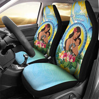 Fiji Mother's Day Car Seat Cover I Love You Mom