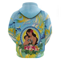 Personalised Fiji Mother's Day Hoodie I Love You Mom