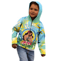 Personalised Fiji Mother's Day Kid Hoodie I Love You Mom