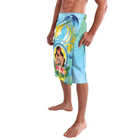 Personalised Fiji Mother's Day Lavalava I Love You Mom