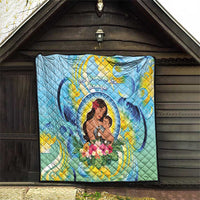 Fiji Mother's Day Quilt I Love You Mom