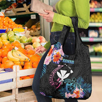 Hawaii Grocery Bag Kanaka Maoli With Fish Hook