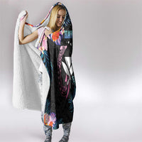 Hawaii Hooded Blanket Kanaka Maoli With Fish Hook