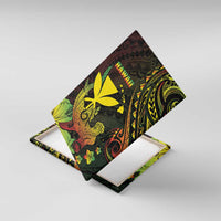 Hawaii Canvas Wall Art Kanaka Maoli With Hammerhead Shark