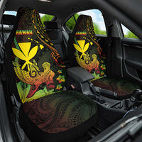 Hawaii Car Seat Cover Kanaka Maoli With Hammerhead Shark
