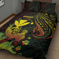 Hawaii Quilt Bed Set Kanaka Maoli With Hammerhead Shark