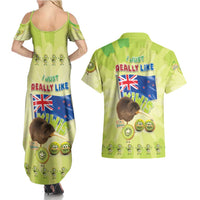 New Zealand Kiwi Couples Matching Summer Maxi Dress and Hawaiian Shirt I Just Really Like Kiwis DT04 - Polynesian Pride