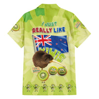 New Zealand Kiwi Family Matching Short Sleeve Bodycon Dress and Hawaiian Shirt I Just Really Like Kiwis DT04 - Polynesian Pride