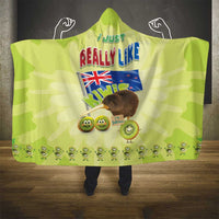 New Zealand Kiwi Hooded Blanket I Just Really Like Kiwis