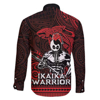 Hawaii Ikaika Warrior Family Matching Mermaid Dress and Hawaiian Shirt Hawaiian Tribal Tattoo