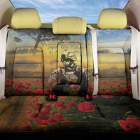 New Zealand ANZAC Day Back Car Seat Cover The Ode Remembrance And Poppy