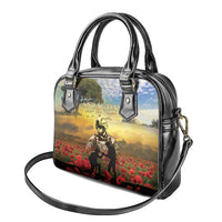 New Zealand ANZAC Day Shoulder Handbag The Ode Remembrance And Poppy
