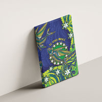 Cook Islands Language Week Canvas Wall Art Flying Fish 15 Stars Tribal Patterns