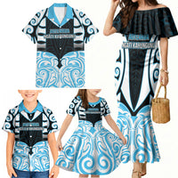Custom Aotearoa Ngati Kahungunu Family Matching Mermaid Dress and Hawaiian Shirt New Zealand Traditional Maori Pattern DT05 - Polynesian Pride