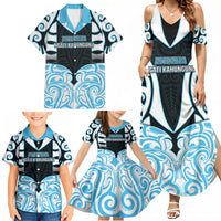 Custom Aotearoa Ngati Kahungunu Family Matching Summer Maxi Dress and Hawaiian Shirt New Zealand Traditional Maori Pattern DT05 - Polynesian Pride