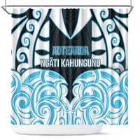Aotearoa Ngati Kahungunu Shower Curtain New Zealand Traditional Maori Pattern