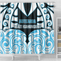 Aotearoa Ngati Kahungunu Shower Curtain New Zealand Traditional Maori Pattern