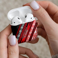 Aotearoa Te Arawa AirPods Case New Zealand Maori Tribal Fern Pattern