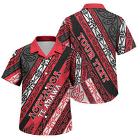 Personalised Aotearoa Te Arawa Family Matching Off Shoulder Maxi Dress and Hawaiian Shirt New Zealand Maori Tribal Fern Pattern