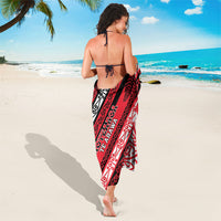 Aotearoa Te Arawa Sarong New Zealand Maori Tribal Fern Pattern