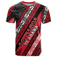 Personalised Aotearoa Te Arawa T Shirt New Zealand Maori Tribal Fern Pattern