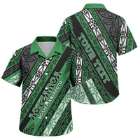 Personalised Aotearoa Ngati Maniapoto Family Matching Summer Maxi Dress and Hawaiian Shirt New Zealand Maori Tribal Fern Pattern