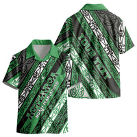 Personalised Aotearoa Ngati Maniapoto Kid Hawaiian Shirt New Zealand Maori Tribal Fern Pattern DT05 - Polynesian Pride