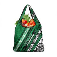 Aotearoa Ngati Raukawa Grocery Bag New Zealand Maori Tribal Fern Pattern