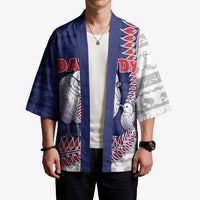 Personalised New Zealand Father's Day Kimono Daddy Kiwi Bird Silver Ferns