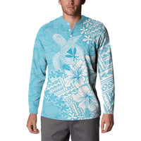 Hawaii Kanaka Maoli Button Sweatshirt Polynesian Turtle Tattoo