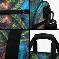 3D Illusion Nightmarchers Halloween Duffle Bag Hawaiian Warrior Spirit Lava Portal