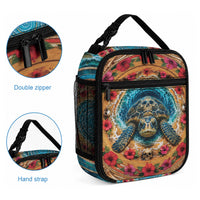 3D Illusion Honu Halloween Lunch Bag Hawaiian Sea Turtle Skull Shell Vortex