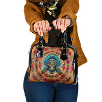 3D Illusion Honu Halloween Shoulder Handbag Hawaiian Sea Turtle Skull Shell Vortex
