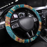 3D Illusion Honu Halloween Steering Wheel Cover Hawaiian Sea Turtle Skull Shell Vortex