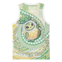 Hawaii Pineapple Basketball Jersey Cute Cosplay Turtle Plumeria Spiral DT05 - Polynesian Pride
