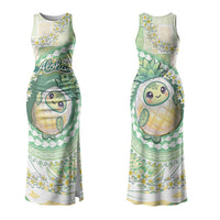 Hawaii Pineapple Couples Matching Tank Maxi Dress and Hawaiian Shirt Cute Cosplay Turtle Plumeria Spiral DT05 - Polynesian Pride