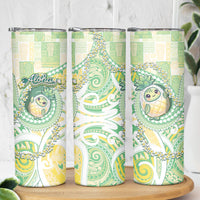 Hawaii Pineapple Skinny Tumbler Cute Cosplay Turtle Plumeria Spiral DT05 - Polynesian Pride