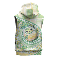 Hawaii Pineapple Sleeveless Hoodie Cute Cosplay Turtle Plumeria Spiral DT05 - Polynesian Pride