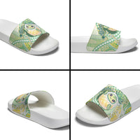 Hawaii Pineapple Slide Sandals Cute Cosplay Turtle Plumeria Spiral DT05 - Polynesian Pride