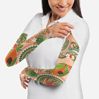 Hawaii Papaya Arm Sleeves Cute Cosplay Humuhumu Fish Plumeria Waves DT05 - Polynesian Pride