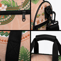 Hawaii Papaya Duffle Bag Cute Cosplay Humuhumu Fish Plumeria Waves