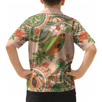 Hawaii Papaya Hawaiian Shirt Cute Cosplay Humuhumu Fish Plumeria Waves DT05 - Polynesian Pride