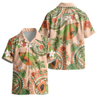 Hawaii Papaya Kid Hawaiian Shirt Cute Cosplay Humuhumu Fish Plumeria Waves DT05 - Polynesian Pride