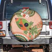 Hawaii Papaya Spare Tire Cover Cute Cosplay Humuhumu Fish Plumeria Waves DT05 Orange - Polynesian Pride