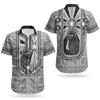 Mabuhay Philippines Festival Couples Matching Off Shoulder Maxi Dress and Hawaiian Shirt Philippine Eagle Sun Three Stars Barong Pattern DT05 - Polynesian Pride