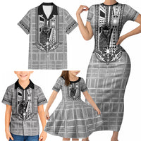 Mabuhay Philippines Festival Family Matching Short Sleeve Bodycon Dress and Hawaiian Shirt Philippine Eagle Sun Three Stars Barong Pattern DT05 - Polynesian Pride